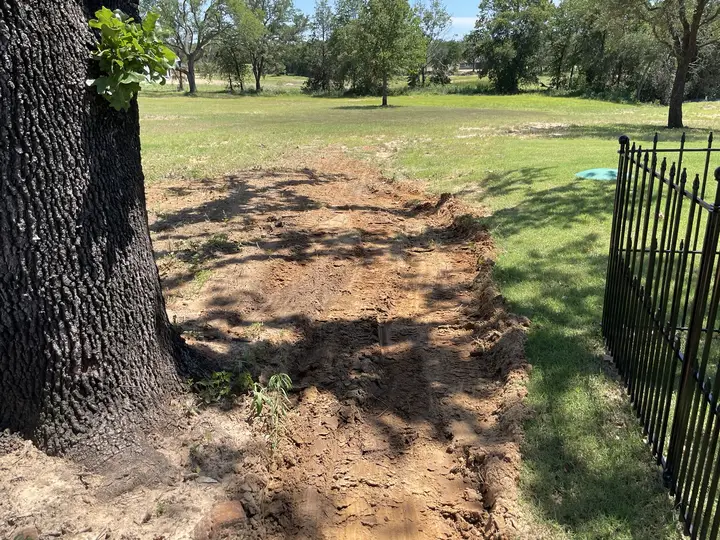Drainage excavation